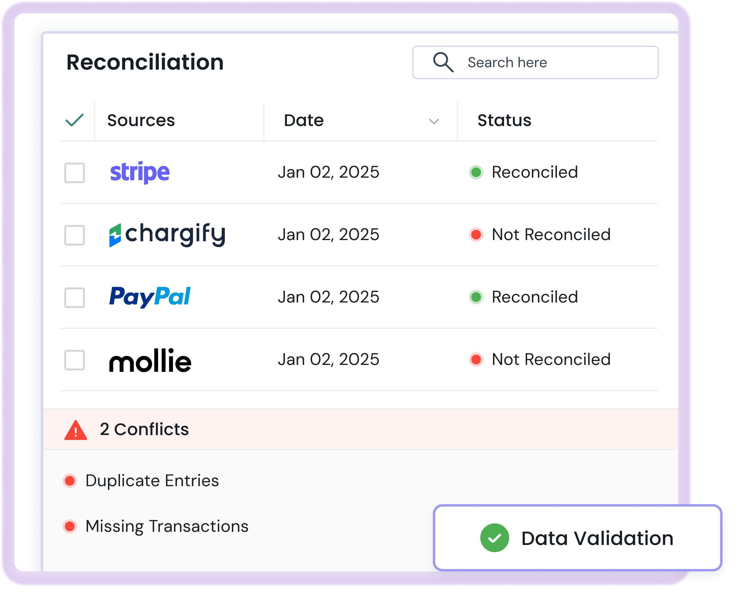 Automated Reconciliation